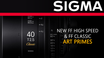 Sigma Updates its High-Speed Cine Lenses and Releases a New Classic Art Lens Line