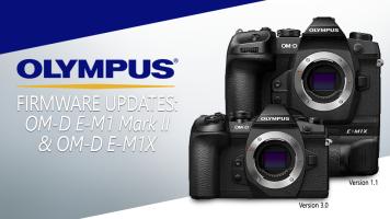 Olympus Enhances OM-D E-M1 Mark II and E-M1X with Firmware Updates