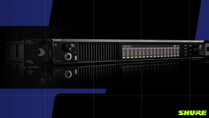 Shure Announces New ANX4 Multichannel Wireless Receiver for Axient and ULX-D Systems