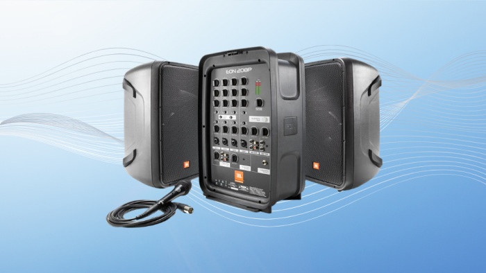 JBL EON208P Personal PA System with 8-Channel Mixer and Bluetooth