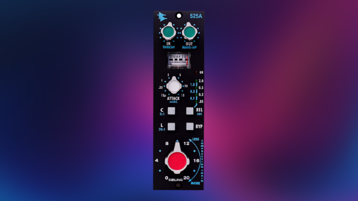 API AUDIO 525A 500-Series FET Compressor Module API AUDIO 525A 500-Series FET Compressor Module