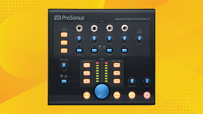 PreSonus Monitor Station V2 Desktop Studio Control Center PreSonus Monitor Station V2