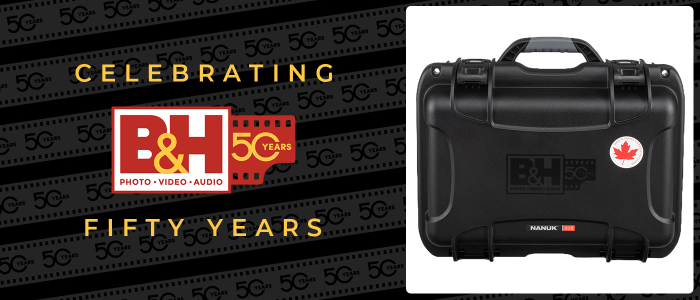 Nanuk 918 6-Lens Case with Foam Insert (Black, Special 50th Anniversary Edition)