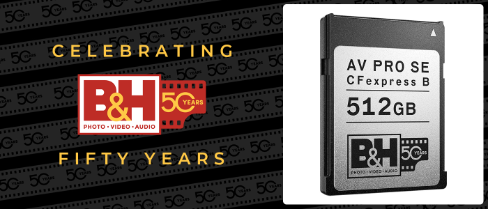 Angelbird 512GB AV PRO CFexpress 2.0 Type B SE Memory Card (Special 50th Anniversary Edition)