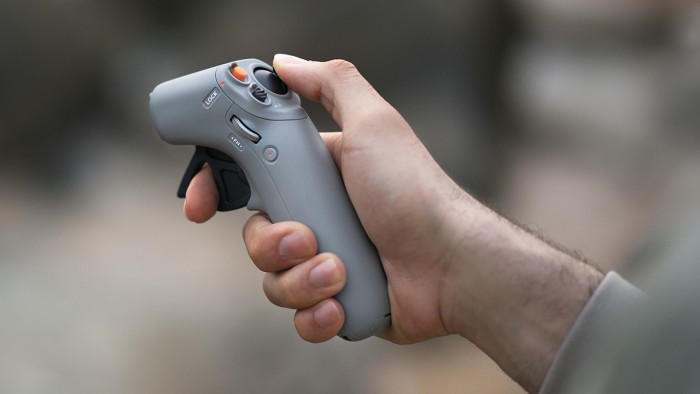 The DJI RC Motion 2 Controller works with the Avata FPV Drone for an intuitive flying experience.