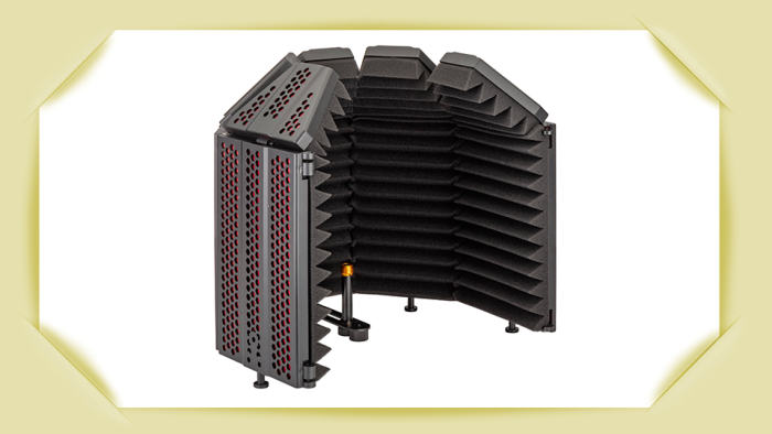 Auray RF-5P-R Five-Panel Reflection Filter (Black and Red, Plastic) Auray RF-5P-R Five-Panel Reflection Filter (Black and Red, Plastic)