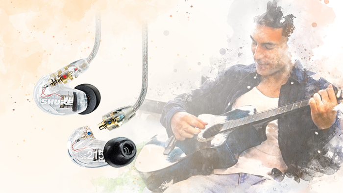 Shure SE215 Pro Sound-Isolating Earphones (Clear)