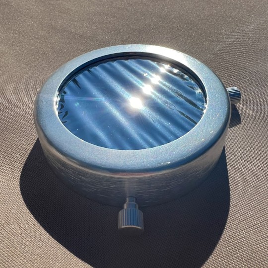 Wrinkles in a Mylar® filter are by design and do not affect image quality. Wrinkles in a Mylar® filter are by design and do not affect image quality.