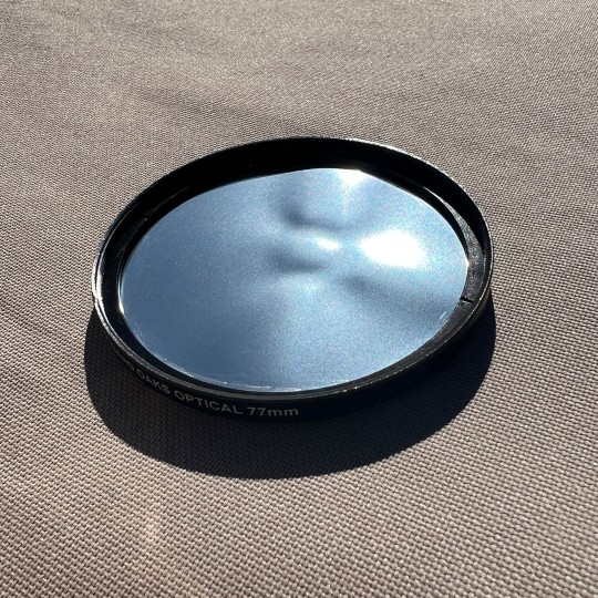 A Mylar® solar viewing and photography filter A Mylar® solar viewing and photography filter