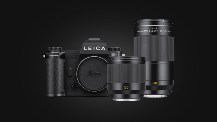 Leica SL3-P Mirrorless Camera with 50mm f/1.4, 100mm f/2.8 Lenses