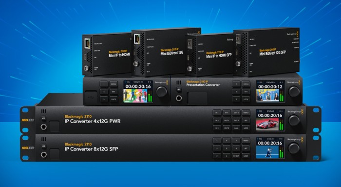 Blackmagic Design 2110 IP Converters