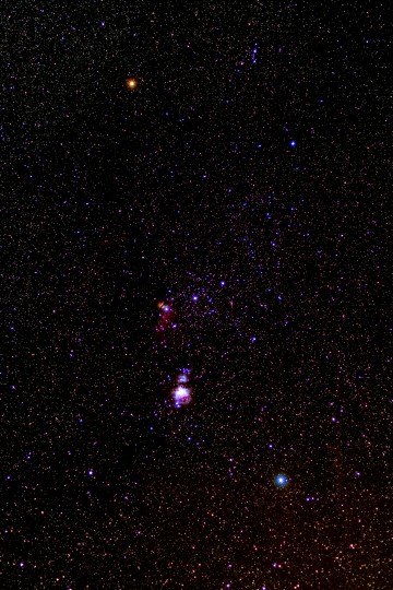 The constellation of Orion captured at 50mm The constellation of Orion captured at 50mm