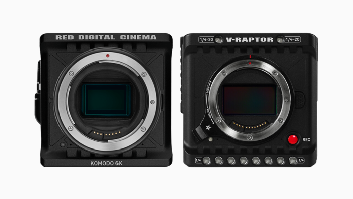 RED DIGITAL CINEMA KOMODO 6K and V-RAPTOR 8K