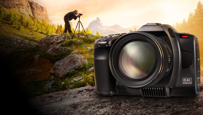 This isn’t another Pocket camera. The Blackmagic Cinema Camera 6K is a full-frame compact system with an L-Mount.