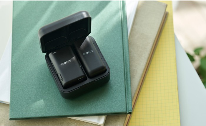 The ECM-W3 series of wireless microphones is an ultra-compact system that is a perfect match for Sony’s cameras.