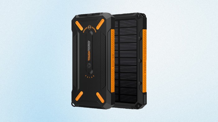 ToughTested 10,000mAh Solar Charger and Wireless Portable Power Bank