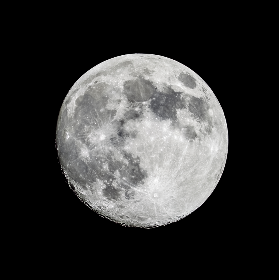 The moon. Image taken through a Meade 70mm astrograph. Cropped from a 10x magnification image. The moon. Image taken through a Meade 70mm astrograph. Cropped from a 10x magnification image.