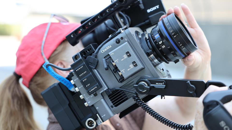 Sony Burano in use Sony Burano in use