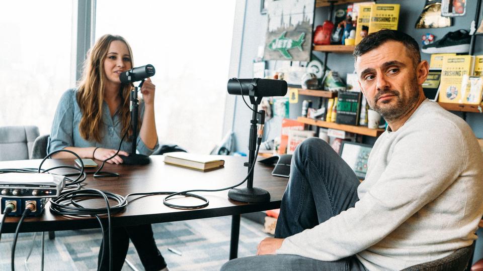 Diestchy traveled to the office of entrepreneur and Internet personality Gary Vanyerchuk for an interview as part of her YouTube series <em>That Creative Life</em>.