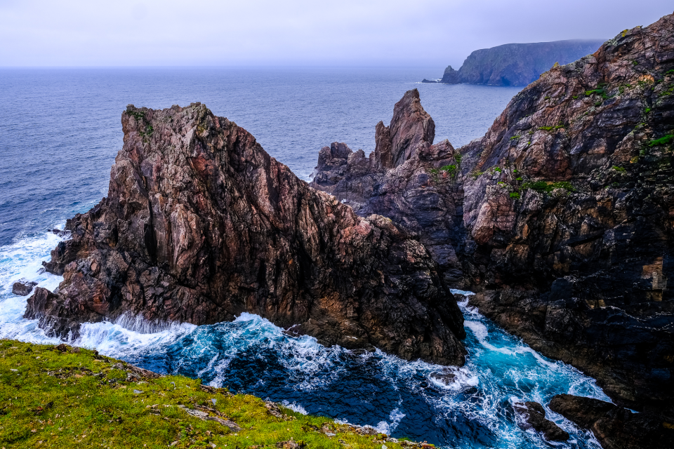 Rinawros Point on Arranmore Island, County Donegal. Velvia VIVID film simulation.