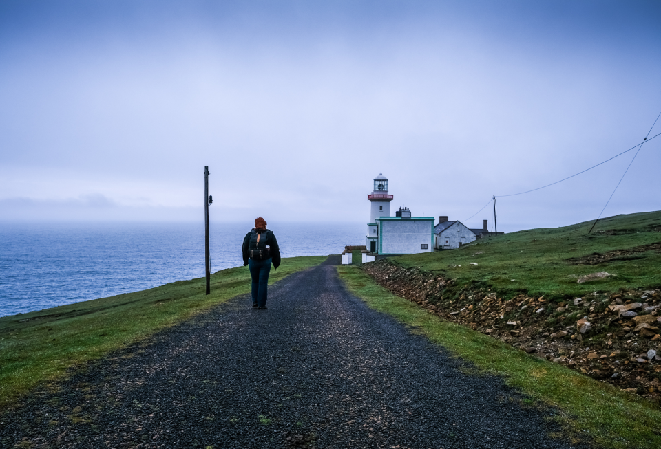 Arranmore Lighthouse, County Donegal. PRO Neg. Hi film simulation.