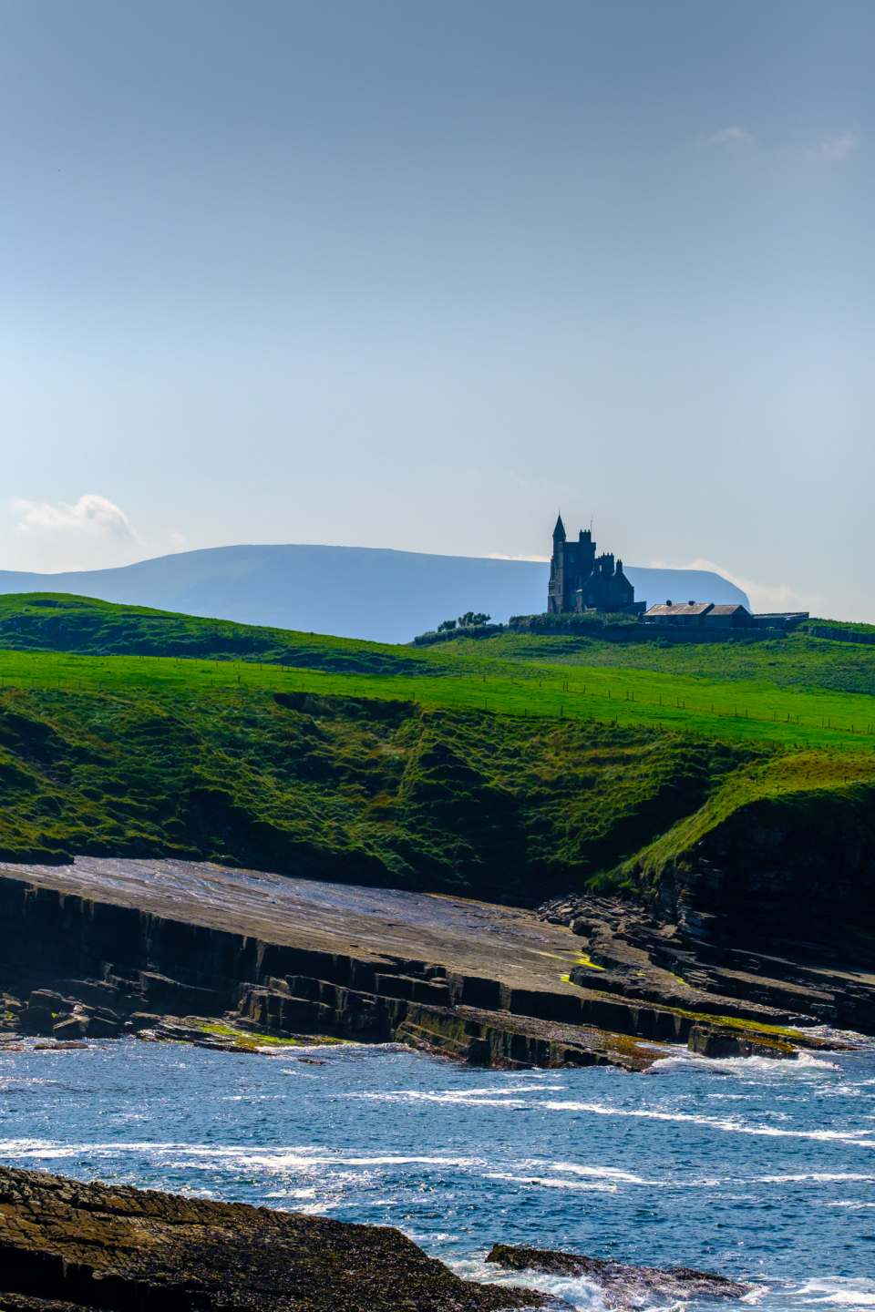 Classiebawn Castle, County Donegal. Velvia VIVID film simulation.