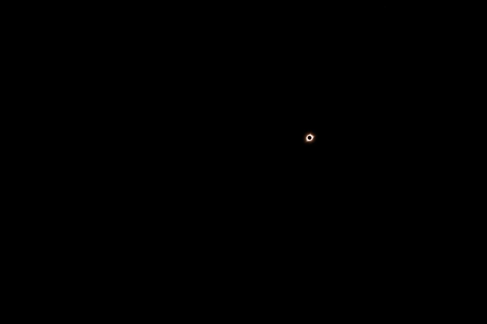 Wide-angle solar eclipse action from full-frame equivalent of 32mm. Image by Todd Vorenkamp Wide-angle solar eclipse action from full-frame equivalent of 32mm. Image by Todd Vorenkamp