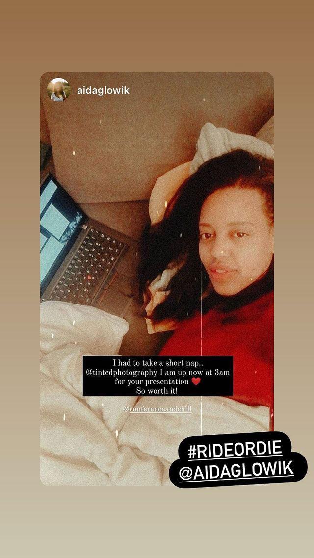 Social media post from an international C+C attendee