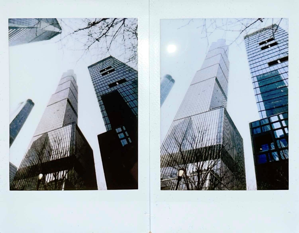 Photo print on the left taken with INSTAX Pal. Photo print on the right taken with iPhone.
