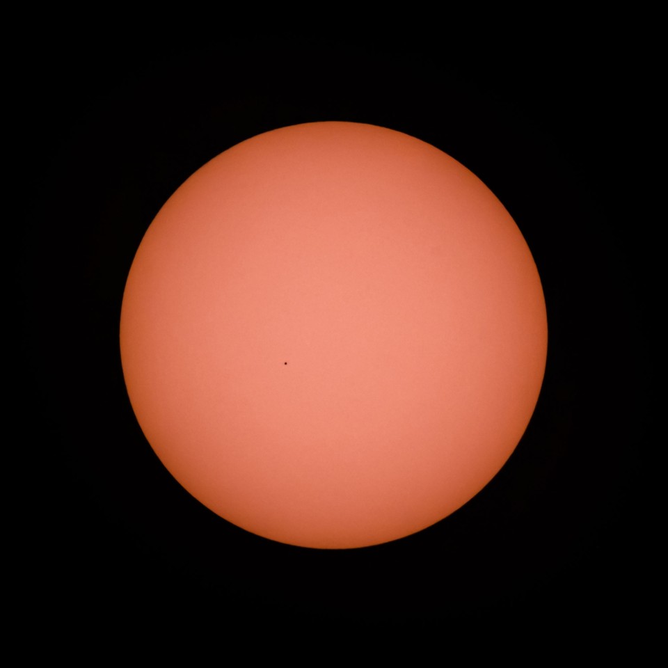 The transit of Mercury. 1500mm cropped. The transit of Mercury. 1500mm cropped.