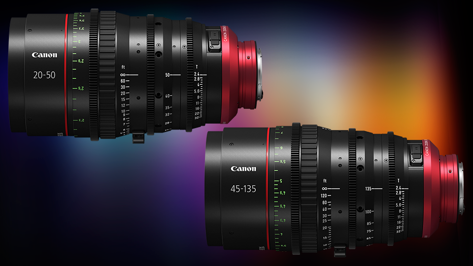 CN-E20-50mm T2.4 and CN-E45-135mm T2.4 Flex Zoom lenses CN-E20-50mm T2.4 and CN-E45-135mm T2.4 Flex Zoom lenses