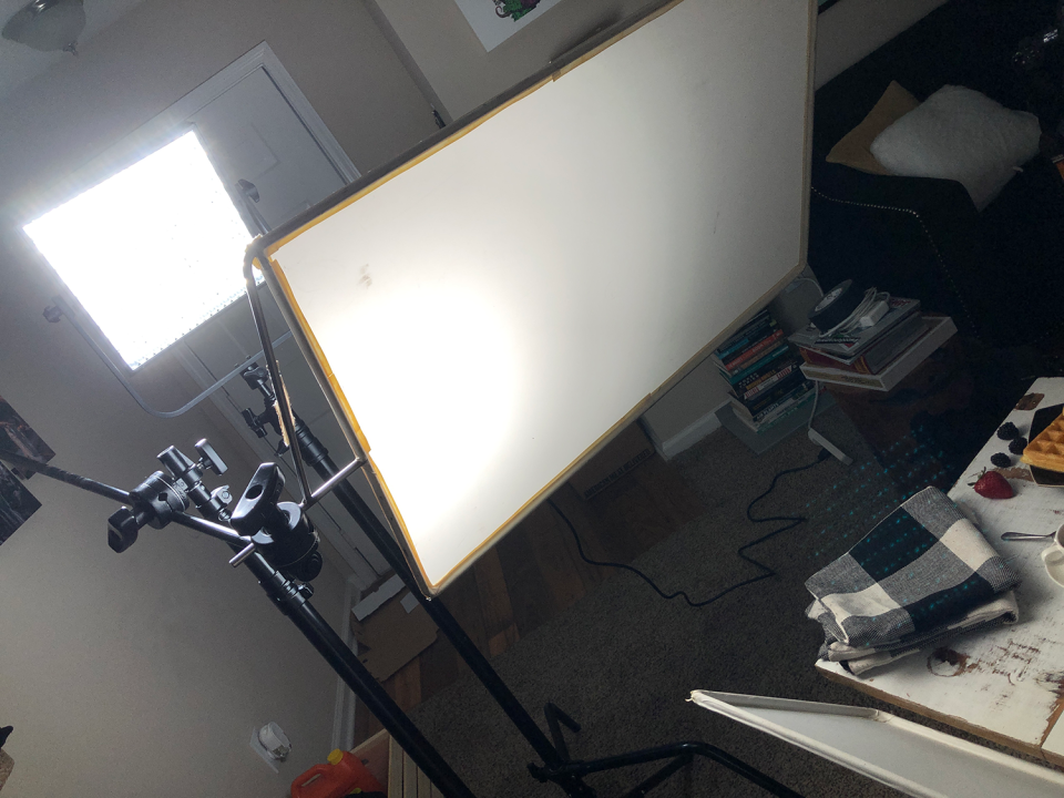 LED light panel placement