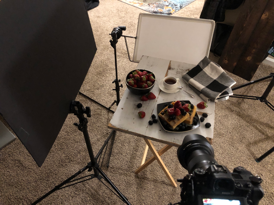 Black bounce board helps with negative fill