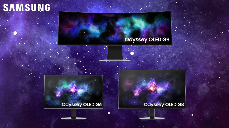 Samsung Adds OLED Models to its Odyssey Gaming Monitor Lineup