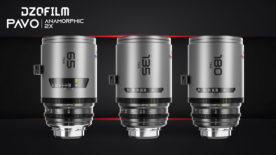 DZOFilm Releases New PAVO 2x Anamorphic Focal Lengths