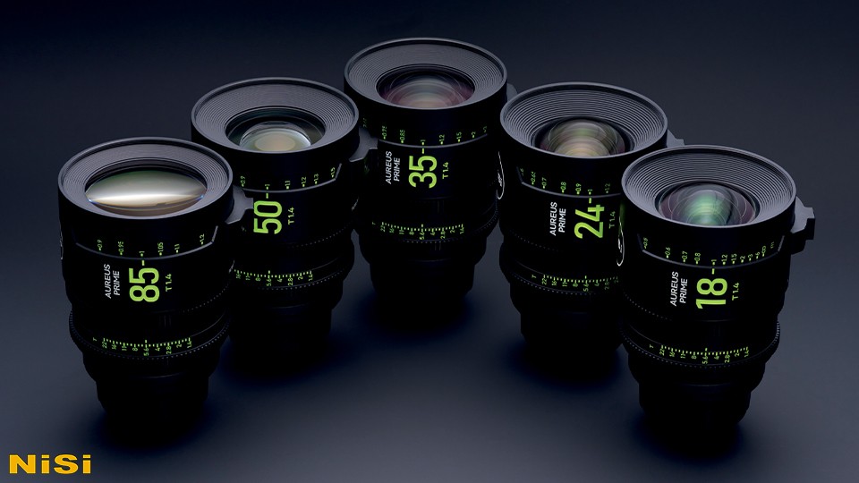 NiSi Announces AUREUS PRIME T1.4 Full-Frame Cine Lens Series