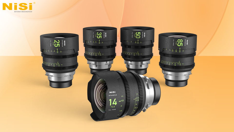 New ATHENA Full-Frame T1.9 Cinema Primes from NiSi 