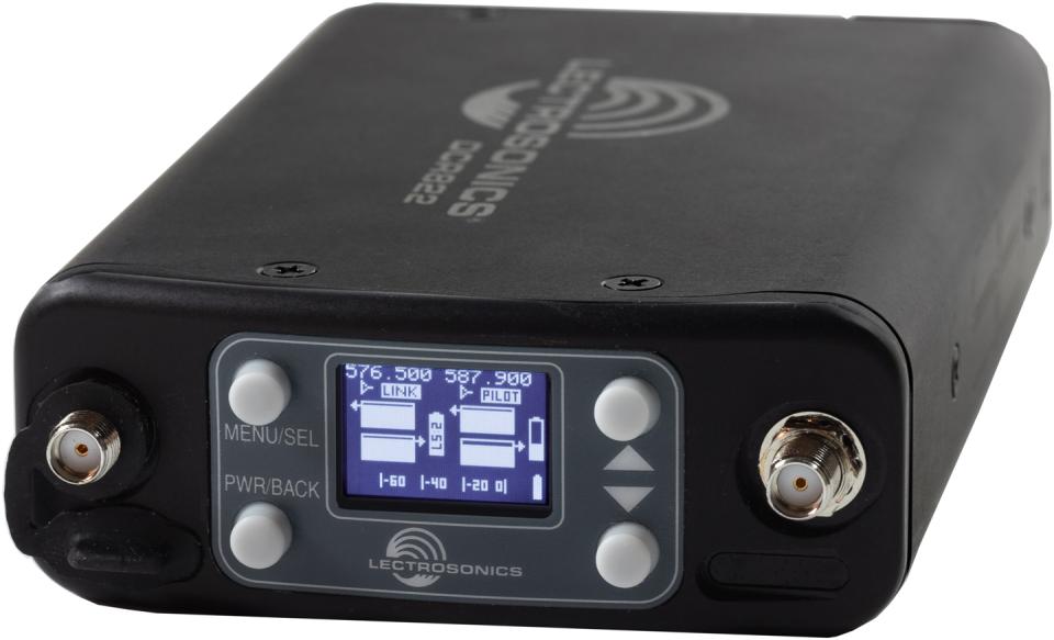 Lectrosonics DCR822 Compact Dual-Channel Digital Wireless Receiver (470 to 614 MHz)