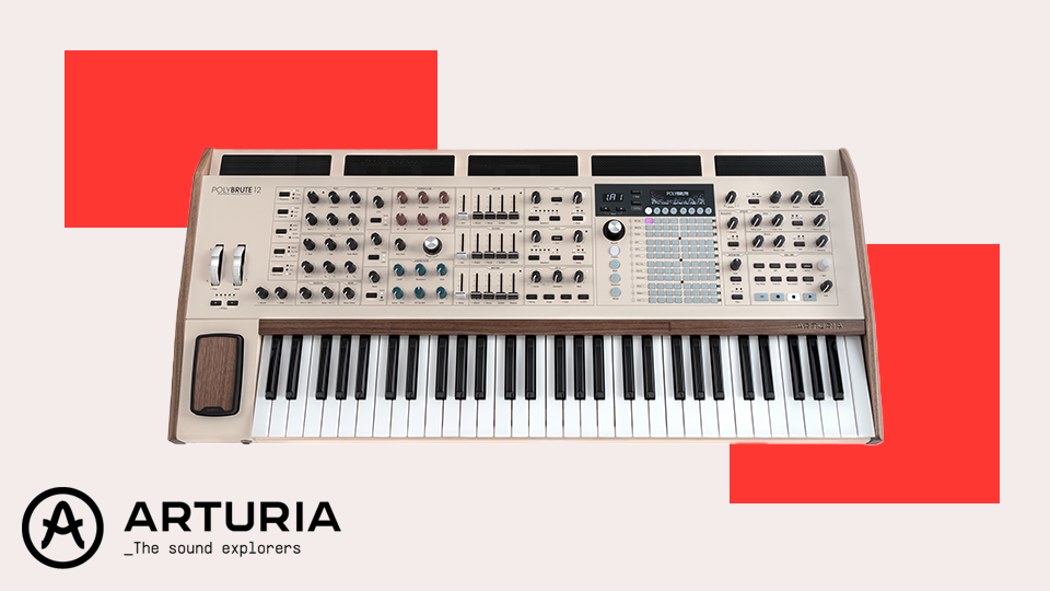 Arturia Announces PolyBrute 12 Analog Synth with 12 Voices and MPE Keyboard