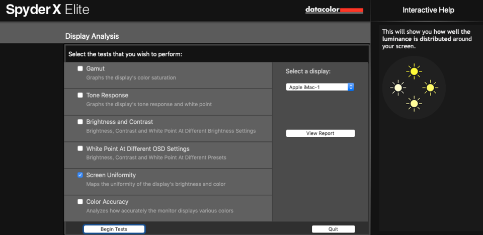 Display Analysis
