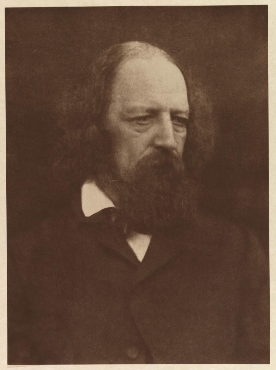 Julia Margaret Cameron, Alfred, Lord Tennyson, 1869 (printed 1905 by Autotype Company), Carbon print. Courtesy of the Metropolitan Museum of Art.