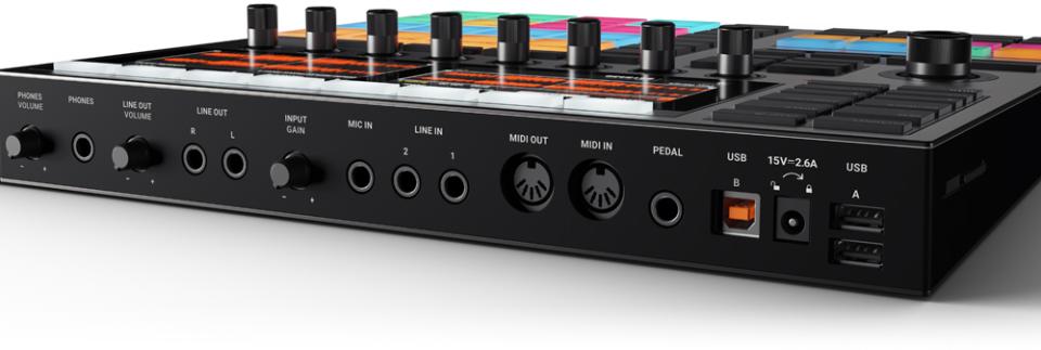 Native Instruments MASCHINE+ rear