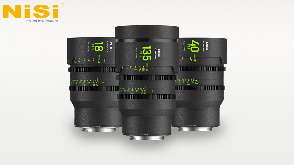 NiSi Reveals 18mm, 40mm, and 135mm ATHENA PRIME Cinema Lenses