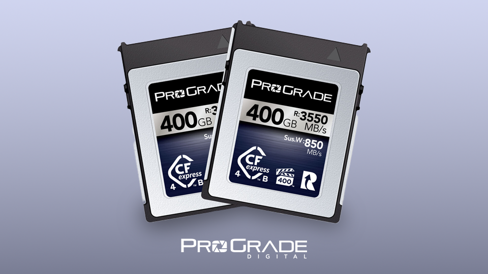 ProGrade Digital Announces CFexpress 4.0 Type B and Type A Iridium Memory Cards and USB 4.0 Card Readers