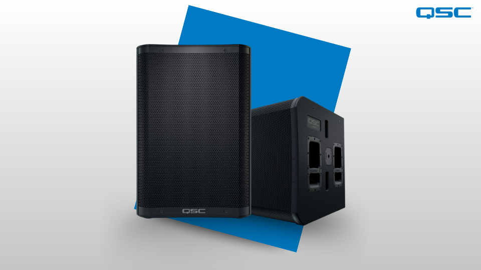 QSC Expands Lineup with Portable Loudspeaker and Next-Gen Subwoofer