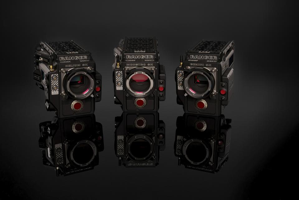 RED RANGER family; RED RANGER HELIUM 8K S35, RED RANGER MONSTRO 8K VV, & RED RANGER GEMINI 5K S35