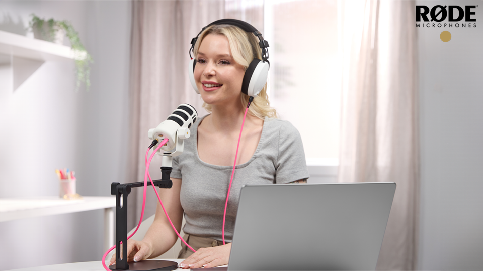 RØDE’s PodMic USB Microphone Looks Great in White