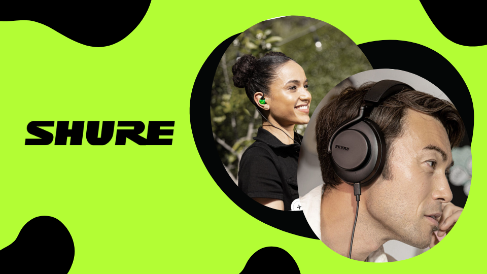 Shure Announces AONIC 50 Gen 2 Wireless Headphones, Green SE215 Wired Earphones