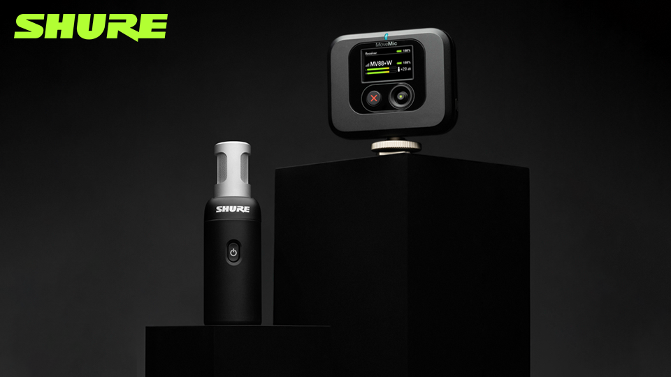 Shure Announces the MoveMic 88+ Wireless Stereo Microphone System