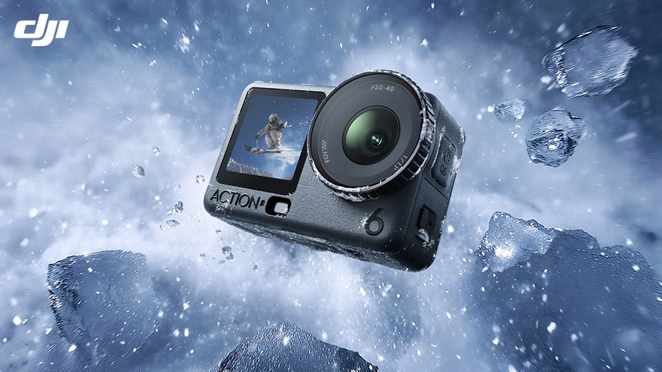 DJI Announces Osmo Action 6 with Larger Sensor and Variable Aperture